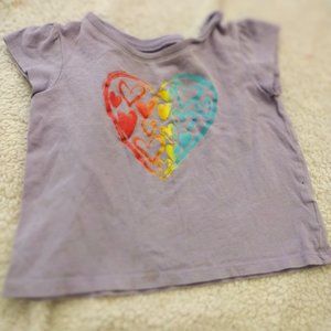 rainbow heart tshirt